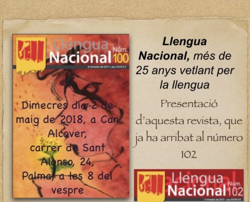 Presentació Llengua Nacional a Palma